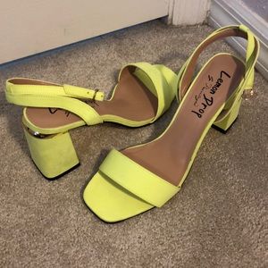 Neon heels